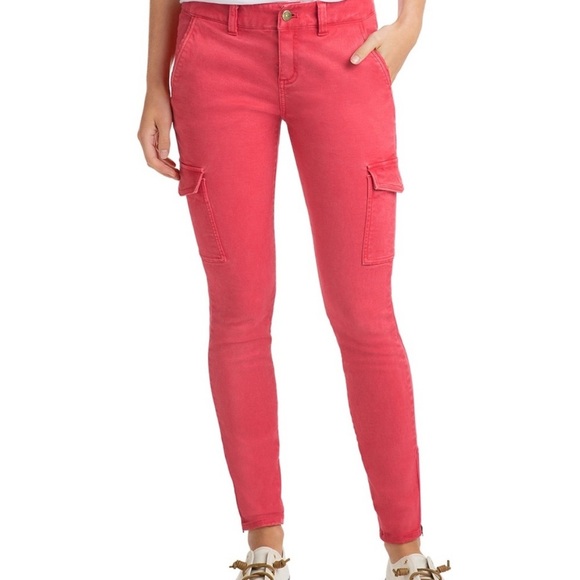 Vineyard Vines Garment Dyed Skinny Utility Pants size  0 - Picture 1 of 5
